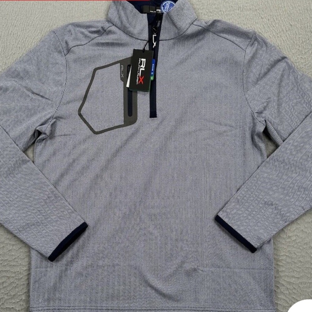 RLX Gray Quarter-Zip Pullover